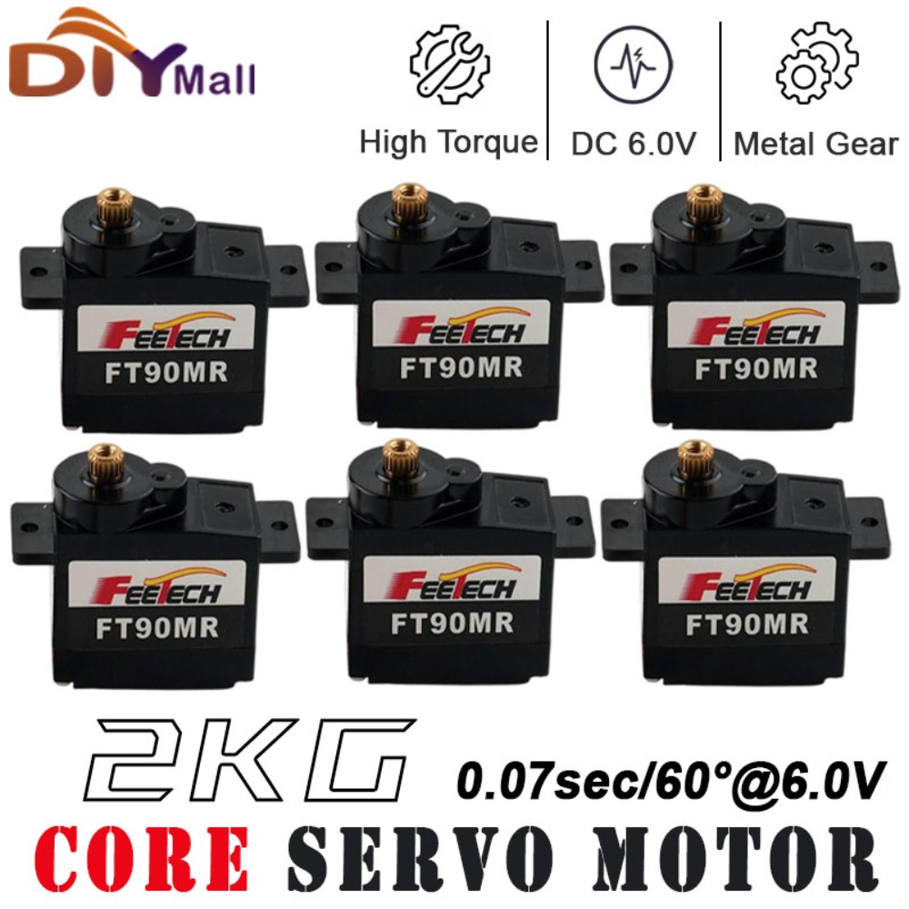 Drone Rc Leading - 1/2/4 PCS Feetech FT90M Digital Metal