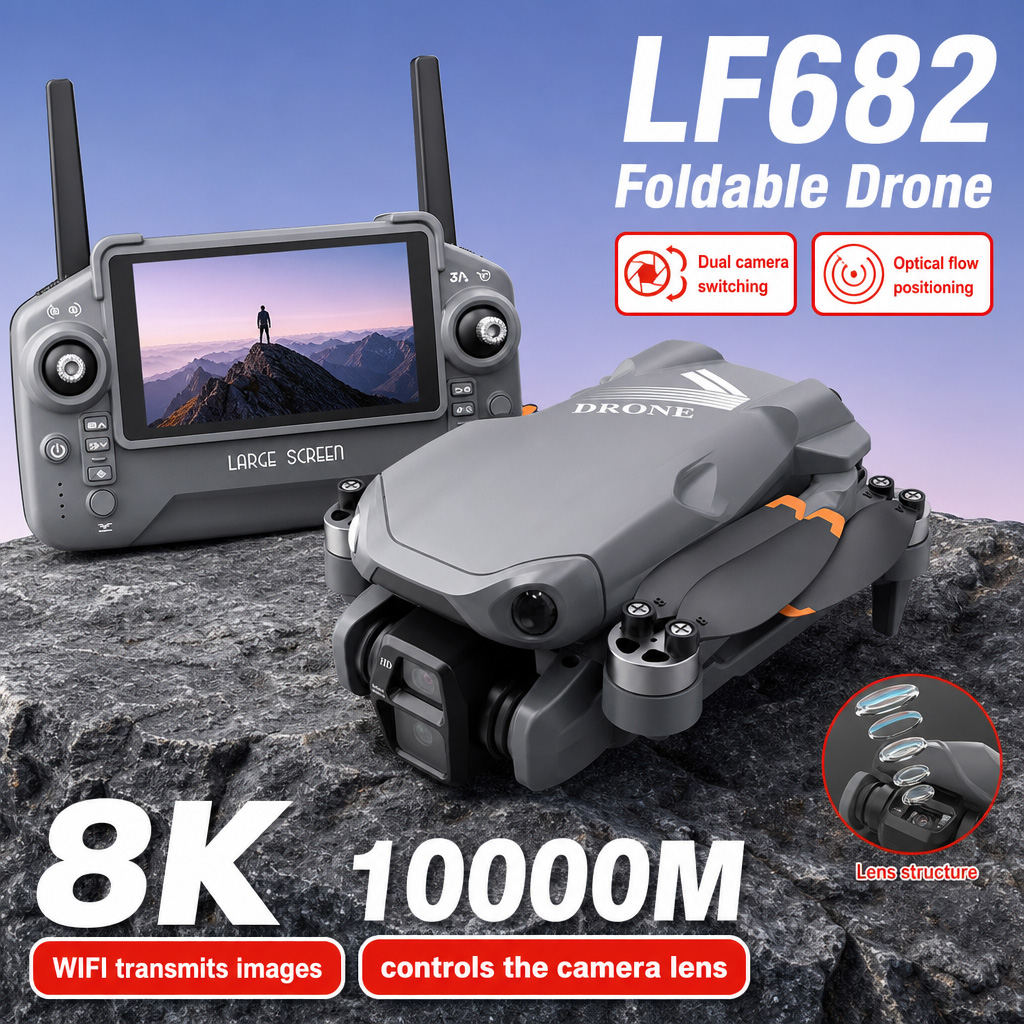 Drone Dji Rc Pro - Aerial Photo LF682 Drone 8K HD