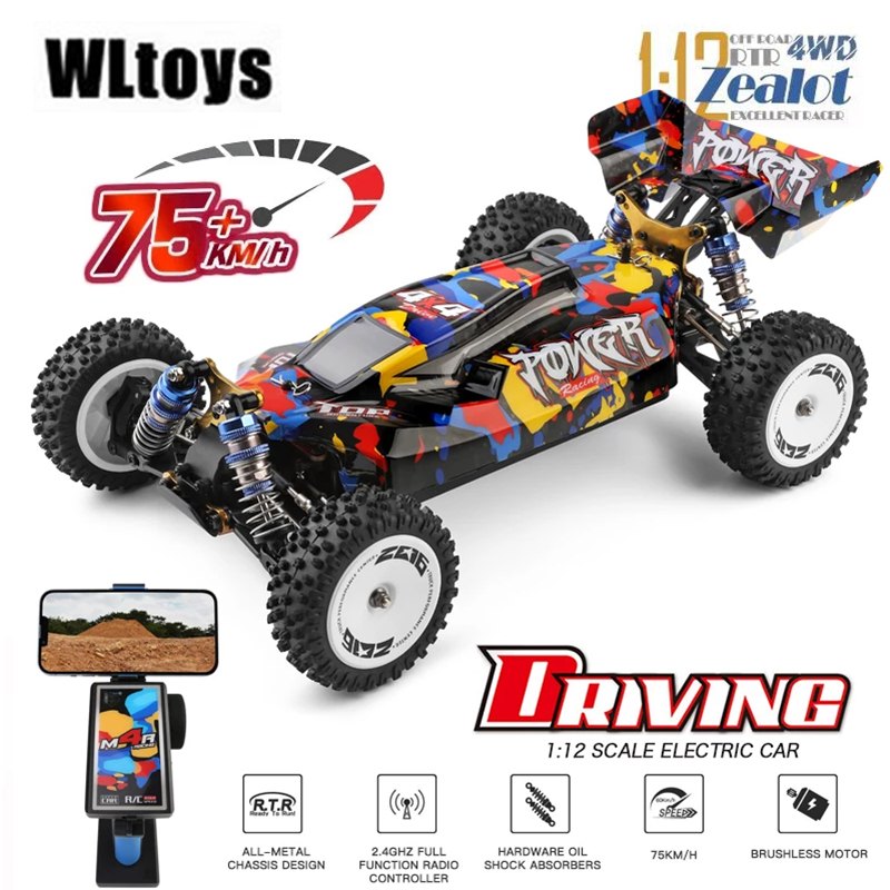 Drone Or Rc Car - WLtoys 124017 124007 75KM/H RTR 2.4G