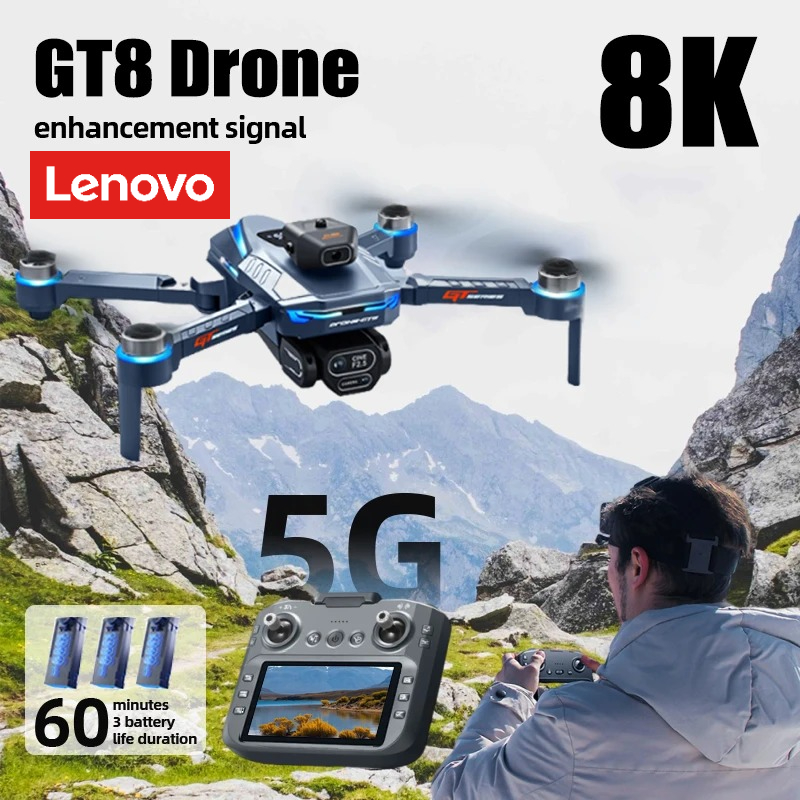 Drone Gt8 Rc - Lenovo GT8 Drone 8K Professional 4K