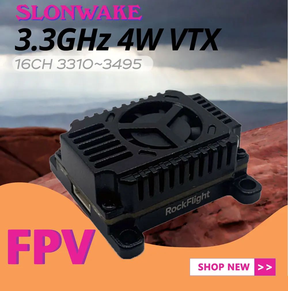 SLONWAKE FPV 3.3G 16CH 4000mW  - Drone Rc Transmitter And Receiver recension och pris