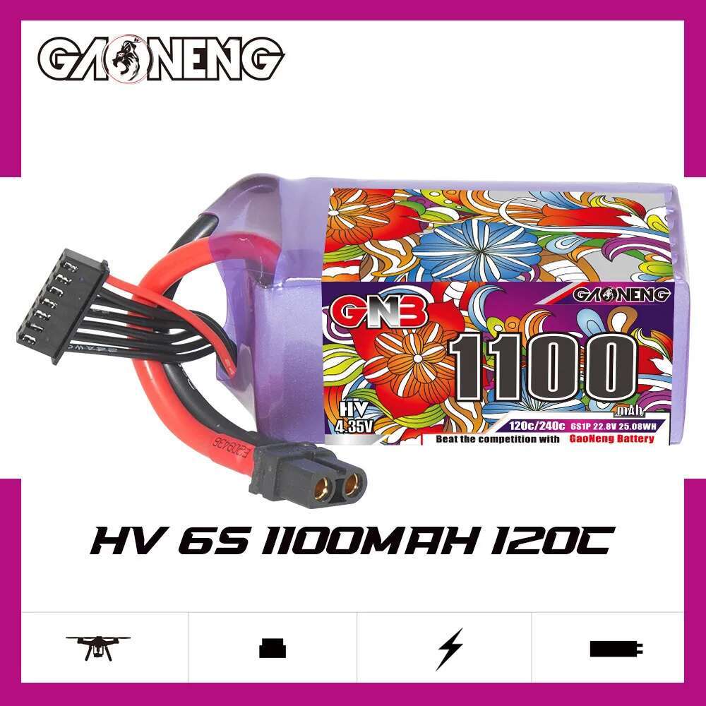 2Pcs GNB 6S Lipo Battery 22.8V - Drone Rc Leading recension och pris