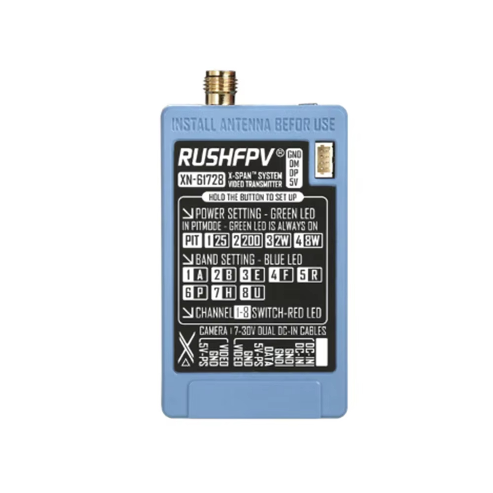 RUSHFPV 6.1‑7.2G 8W X61728 VTX - Drone Rc Transmitter And Receiver recension och pris