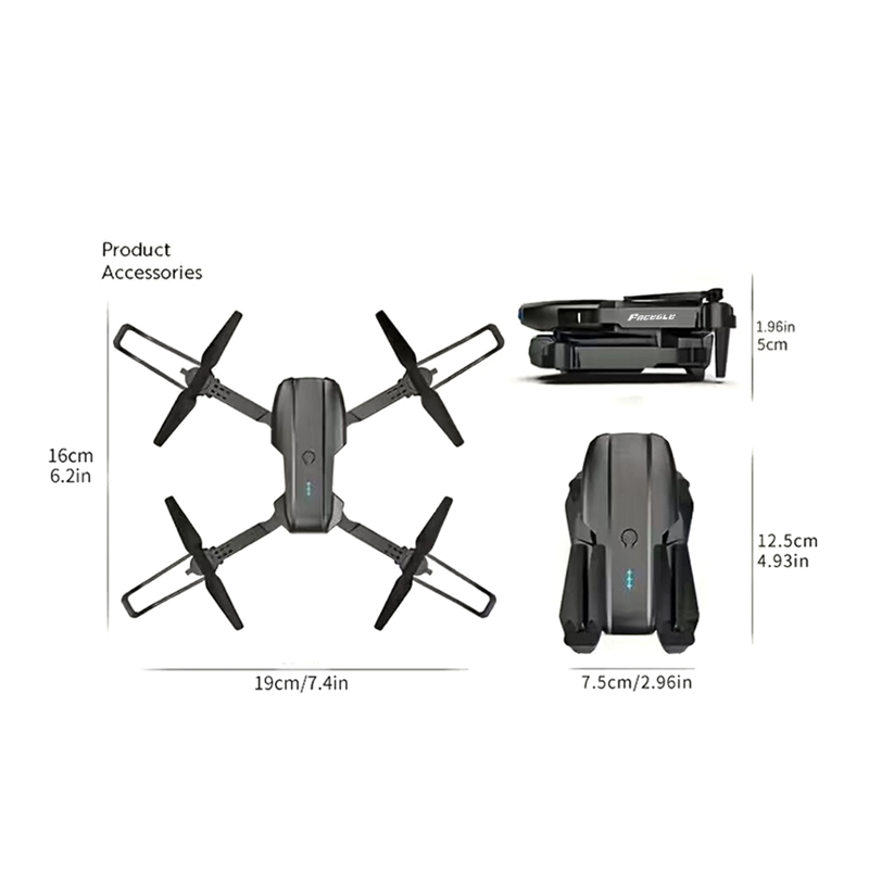 E99 Pro Mini RC Drone FACEGLE  - Drone Rc E99 Pro recension och pris