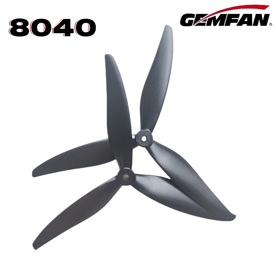 Gemfan 8040 8X4X3 3-blade 8-in - Drone Rc Diy recension och pris