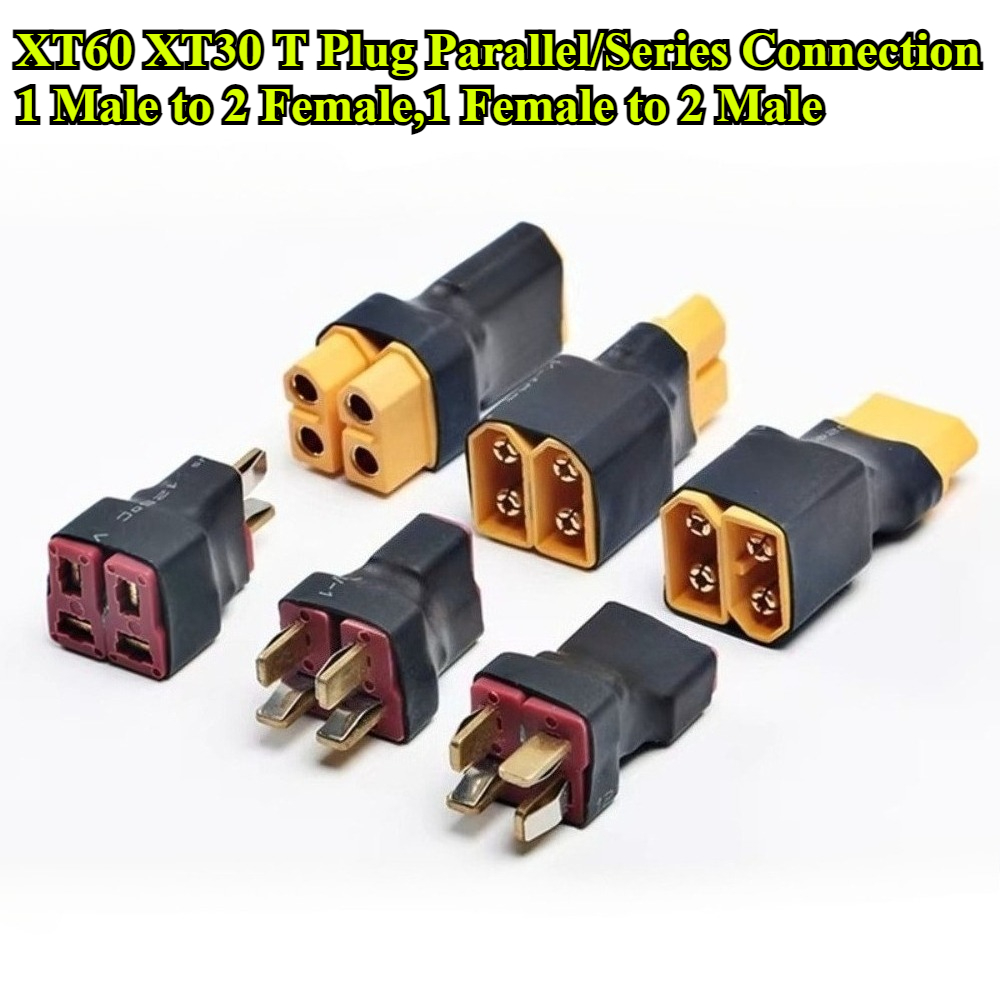2Pcs XT60 XT30 T Plug Parallel - Drone Rc Not Connected recension och pris