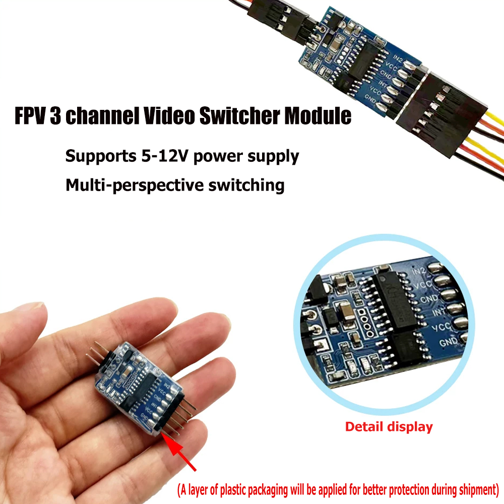 5.8G 3 Channel Video Switcher  - Drone With Rc Remote recension och pris