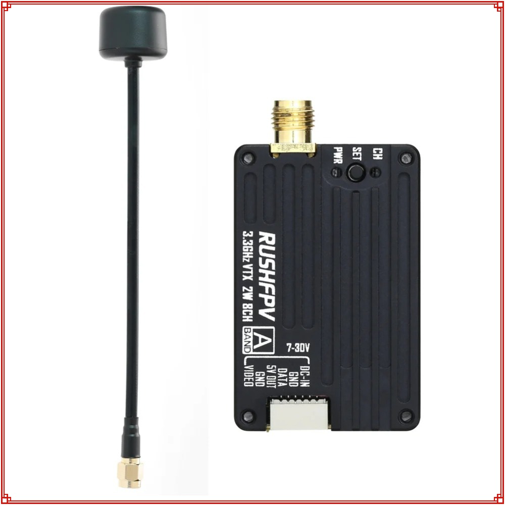2026 New RUSHFPV 3.3G 2W VTX T - Drone Rc Transmitter And Receiver recension och pris