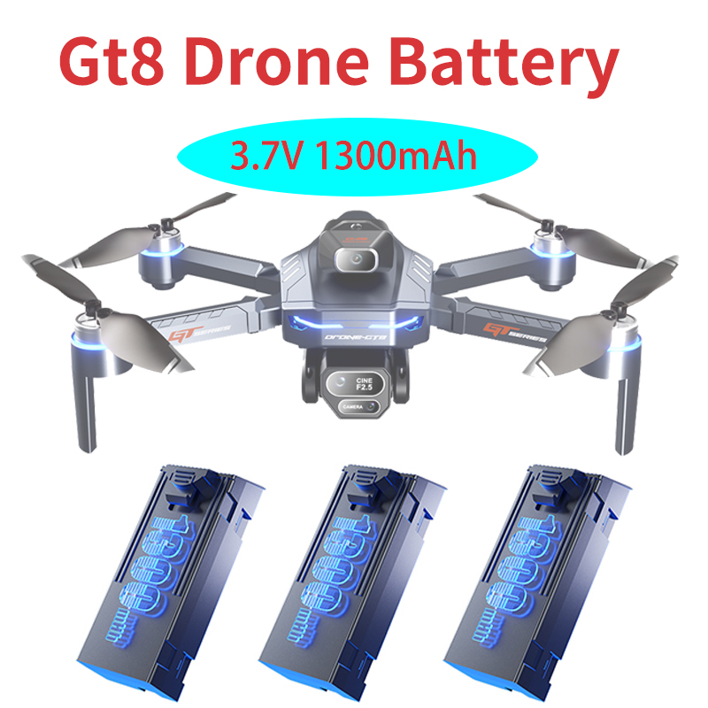 Original 3.7V 1300mAh GT8 Dron - Drone Gt8 Rc recension och pris
