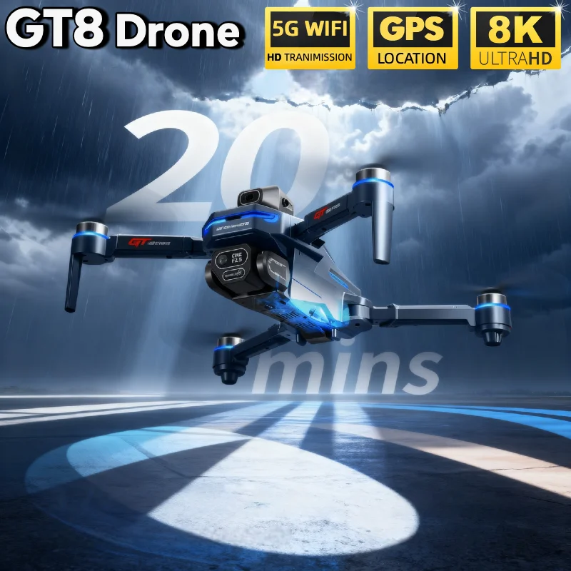 HOT For LSRC GT8 Drone 4K Prof - Drone Gt8 Rc recension och pris