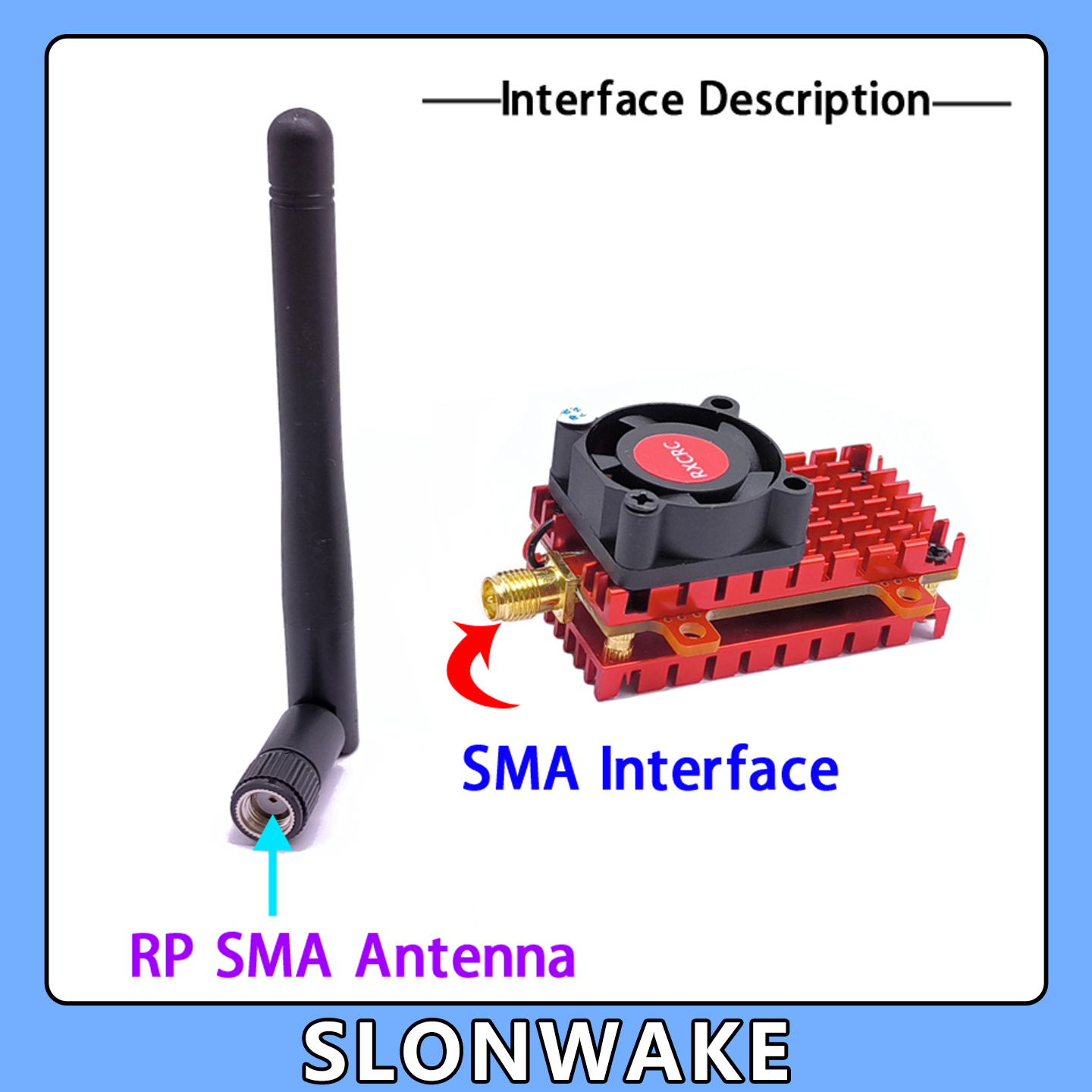 SLONWAKE 5.8G 2W VTX FPV 1800T - Joystick Rc Drone recension och pris