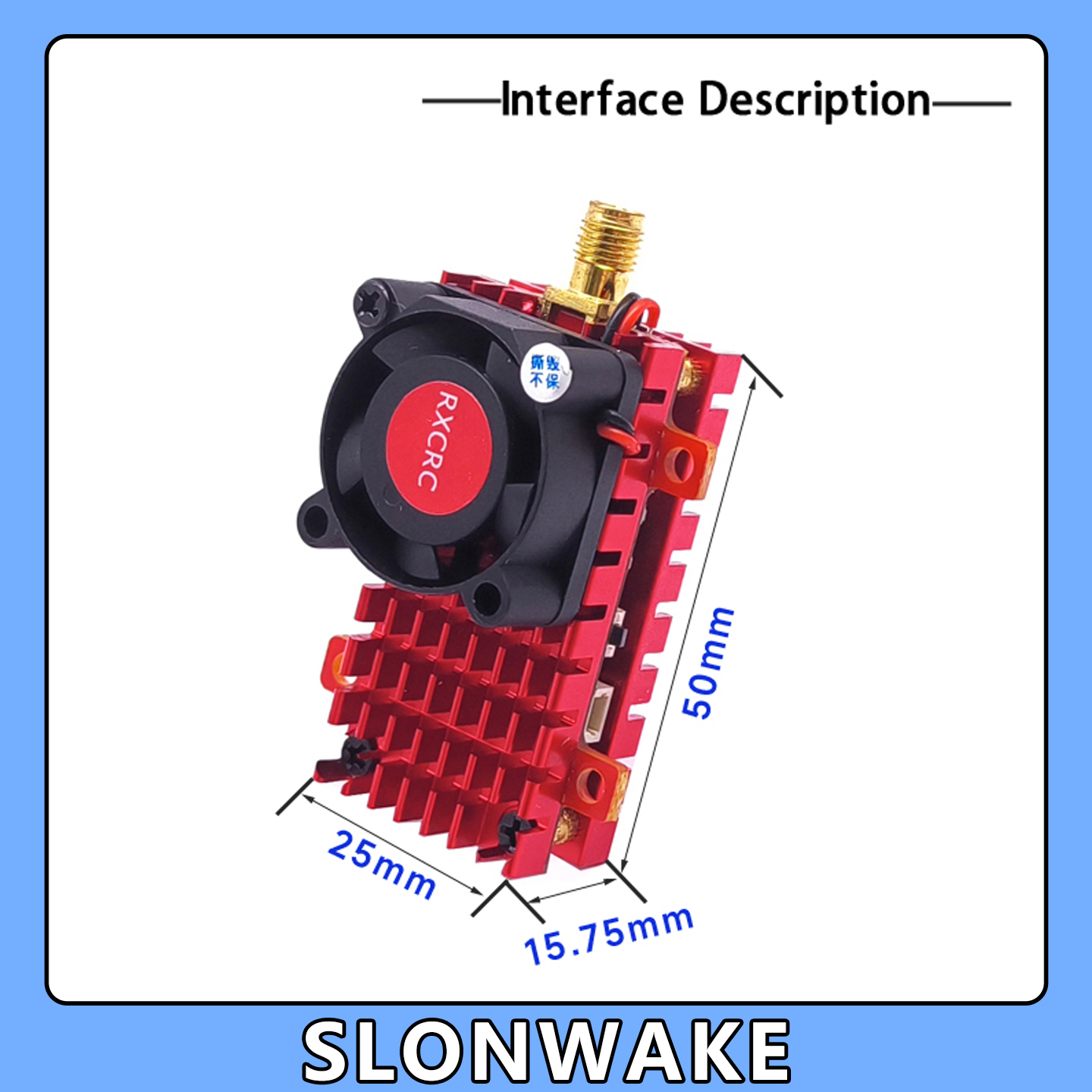 SLONWAKE 5.8G 2W VTX FPV 1800T - Joystick Rc Drone recension och pris