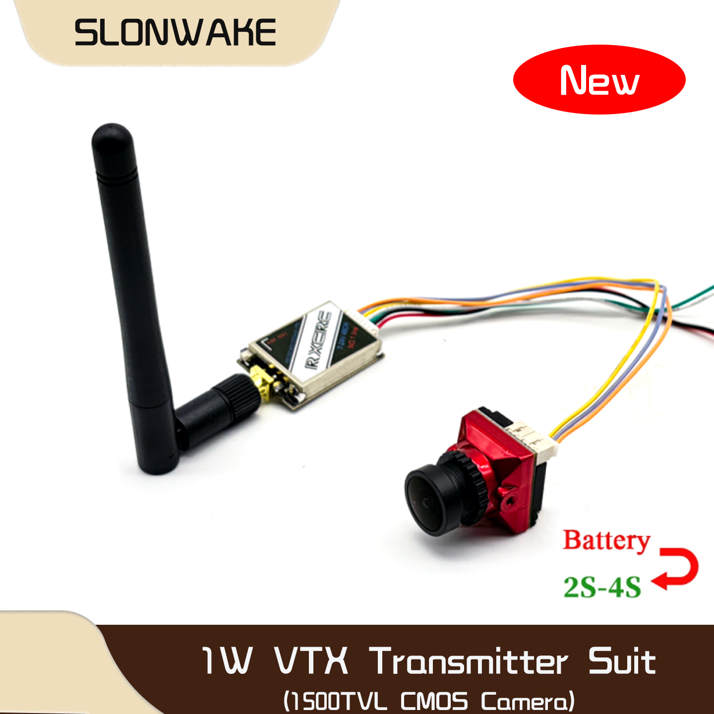 SLONWAKE  5.8G 48CH 1W VTX 100 - Drone Rc Transmitter And Receiver recension och pris