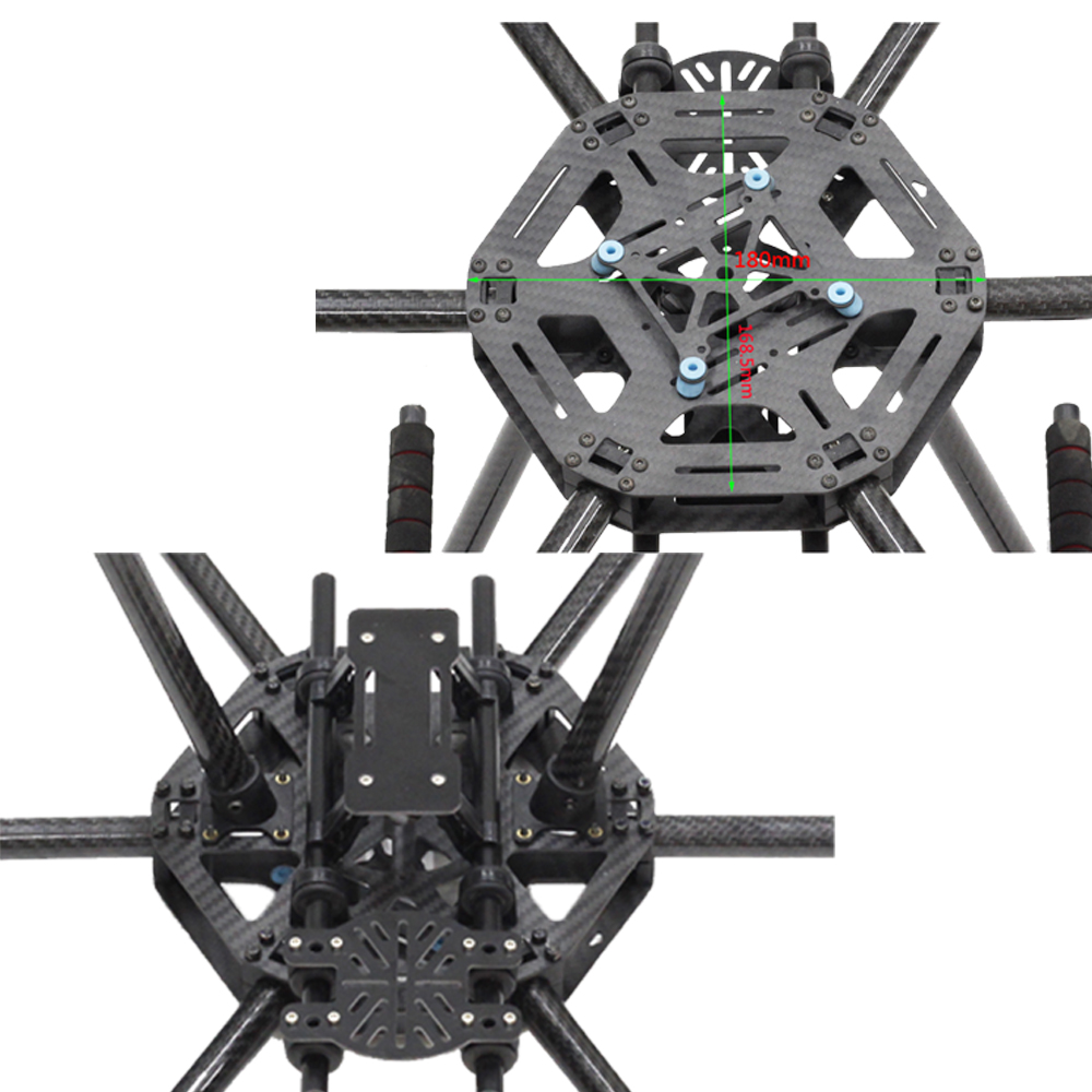 X6-X600  600mm FPV Hexacopter  - Heavy Lift Drone Frame recension och pris