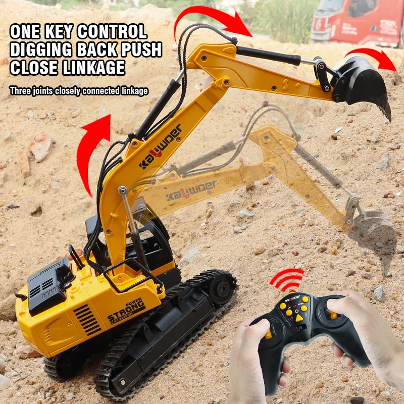 Huina Rc Excavator 1/24 9Ch Re - Drone Or Rc Car recension och pris