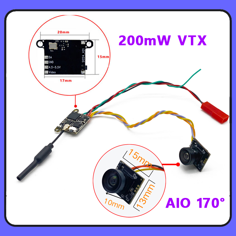 SLONWAKE 5.8G 1200TVL FPV Came - Drone Rc Transmitter And Receiver recension och pris