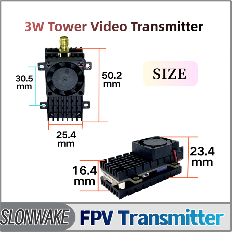 SLONWAKE 5.8G 3000mW Simulatio - Drone Rc Transmitter And Receiver recension och pris