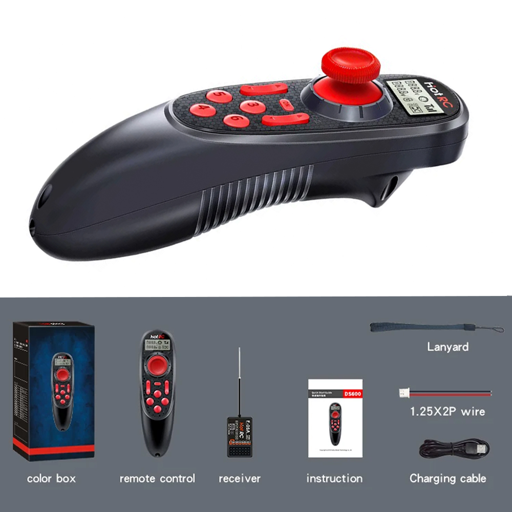 HOTRC DS-600 6CH 2.4GHz Radio  - Joystick Rc Drone recension och pris