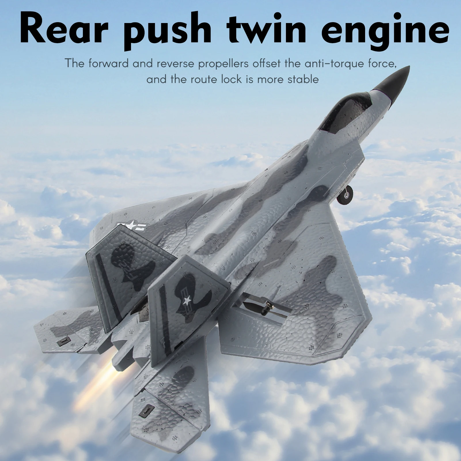 Foam RC Aircraft F22 Fighter R - Drone F22 Rc recension och pris