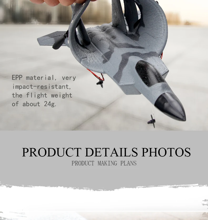 Foam RC Aircraft F22 Fighter R - Drone F22 Rc recension och pris