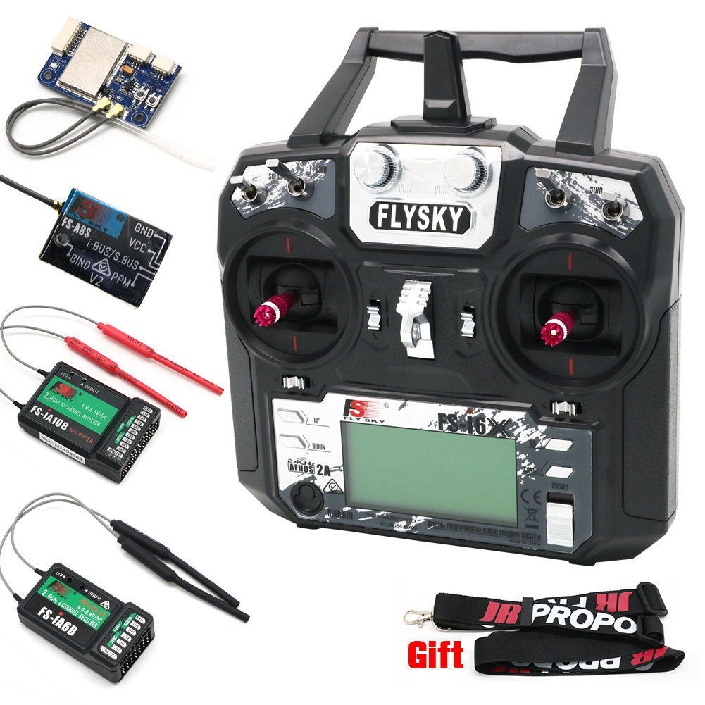 FLYSKY FS-i6X FS i6X 10CH 2.4G - Drone Rc Transmitter And Receiver recension och pris