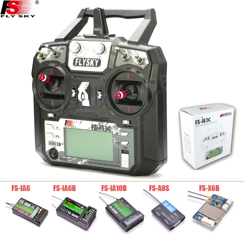 FLYSKY FS-i6X FS i6X 10CH 2.4G - Drone Rc Transmitter And Receiver recension och pris