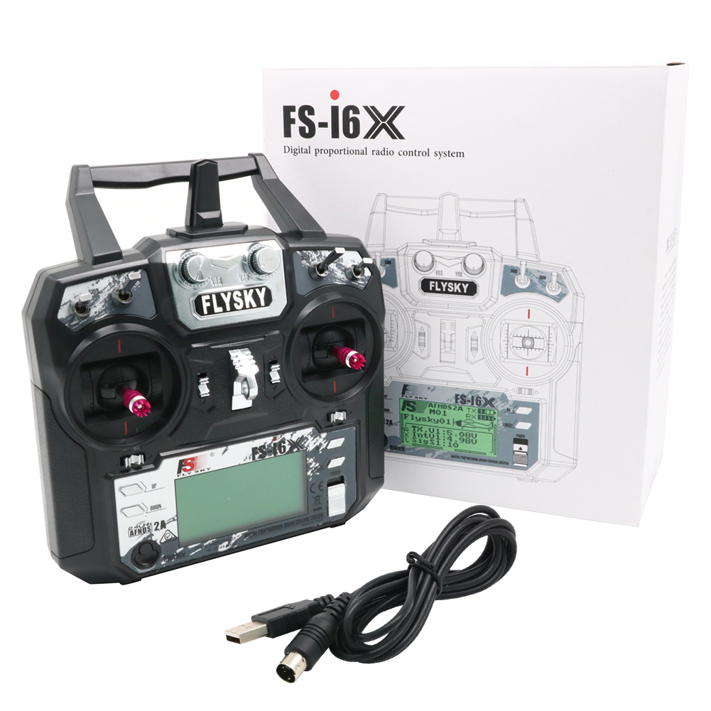 FLYSKY FS-i6X FS i6X 10CH 2.4G - Drone Rc Transmitter And Receiver recension och pris