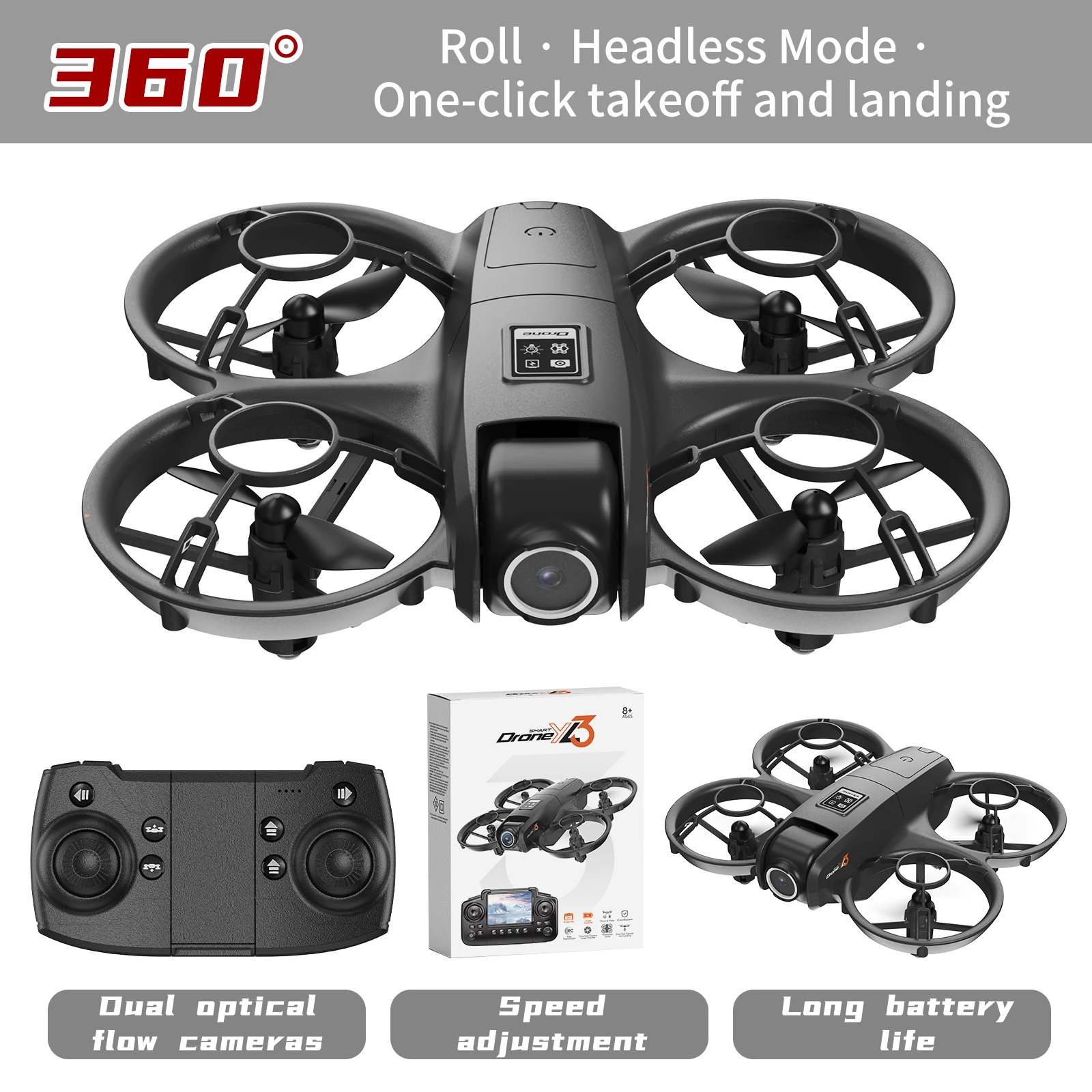 New YL3 RC Drone 8K 1080P Wide - Drone Dji Rc Pro recension och pris